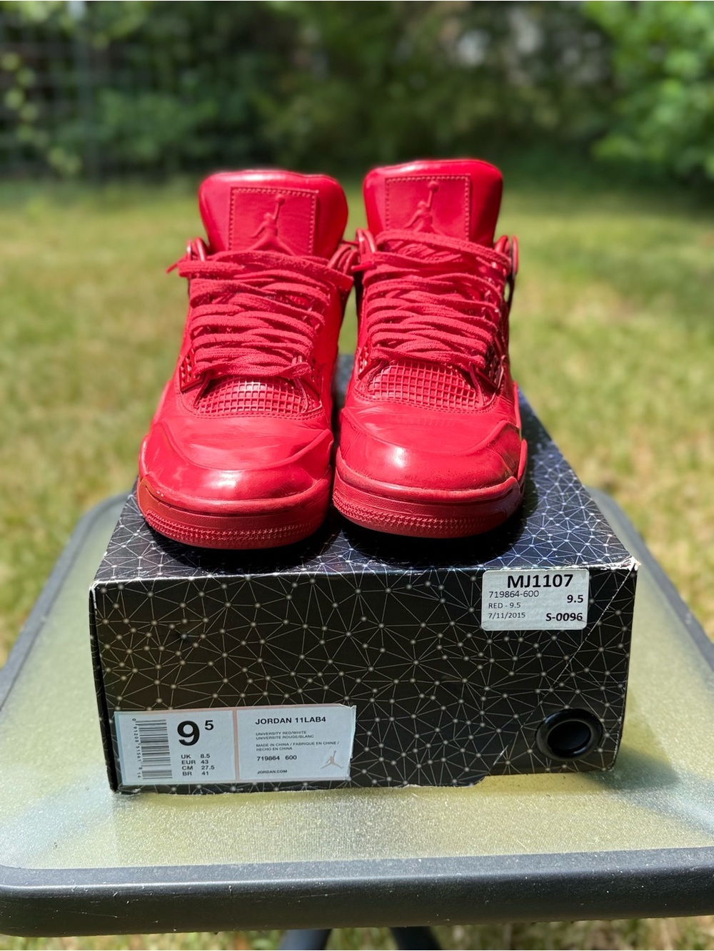 Air Jordan 11LAB4 University Red Men’s Size 9.5